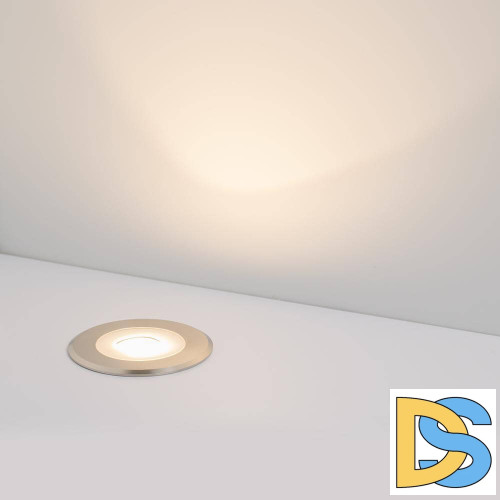 Тротуарный светильник Arlight LTD-GROUND-TILT-R80-9W Warm3000 024950