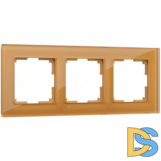 Рамка на 3 поста (бронзовый) WL01-Frame-03