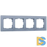 Рамка на 4 поста Werkel Favorit (серый,стекло) W0041115