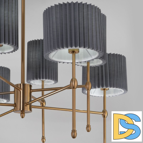 Люстра на штанге Eurosvet Notturno 60162/8 латунь a065666