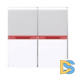 Переключатель 2кл промежуточный с подсветкой ABB Niessen Zenit Белый