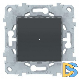 Электронный релейный выключатель, Антрацит, серия Unica New, Schneider Electric