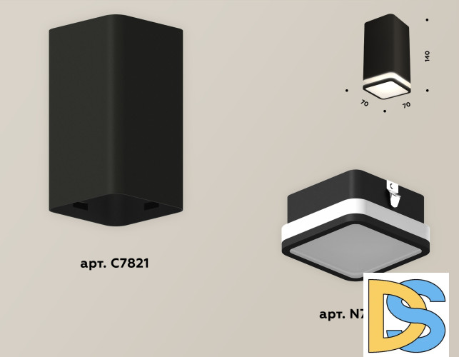 Потолочный светильник Ambrella Light Techno Spot XS7821020 (C7821, N7751)