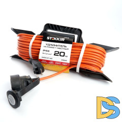 Удлинитель-шнур на рамке 1-местный Feron HM04-01-20 39628