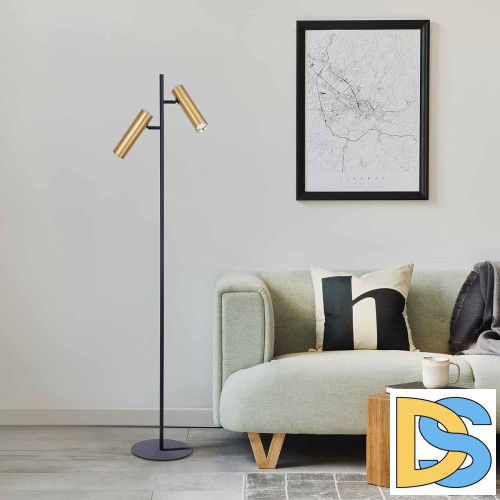 Торшер Eurosvet Barre 01087/2 латунь