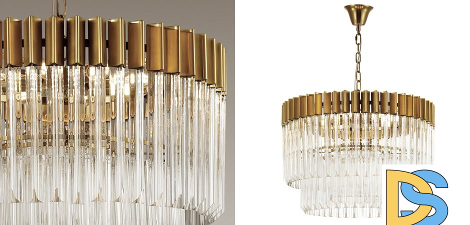 Подвесная люстра ImperiumLoft Triangular Canes Coliseum 143873-22