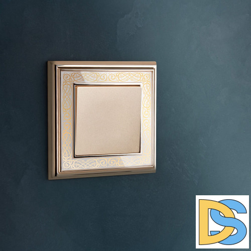 Выключатель Werkel одноклавишный шампань W1110011 4690389157073