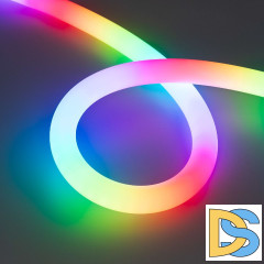 Светодиодная лента герметичная Arlight SPI-MOONLIGHT-TOP-F180-D25mm 12V RGB-PX2 360deg (20 W/m, IP65, 3535, 3m, wire x1) 037564