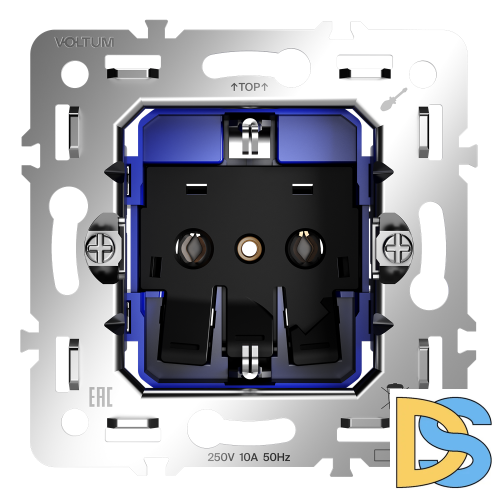 Механизм розетки с заземлением 16А, S70