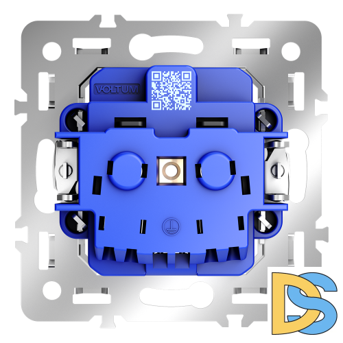 Механизм розетки с заземлением 16А, S70