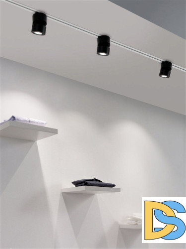 Накладной спот Elvan NLS-6615-8W-WW-BLK