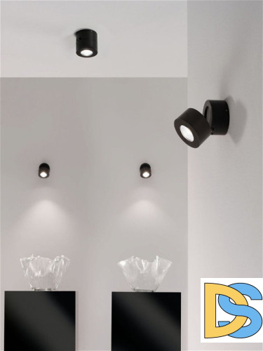 Накладной спот Elvan NLS-6615-8W-WW-BLK