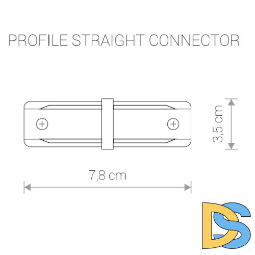 Коннектор прямой Nowodvorski Profile 9453