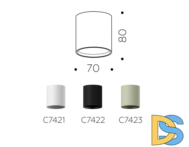 Корпус светильника накладной Ambrella Light DIY Spot C7422