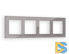 Рамка четырехместная Ambrella Volt Platos AF330504