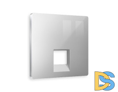 Лицевая панель для компьютерной/телефонной розетки RJ-45/RJ-11 Ambrella Volt Alfa AP4120