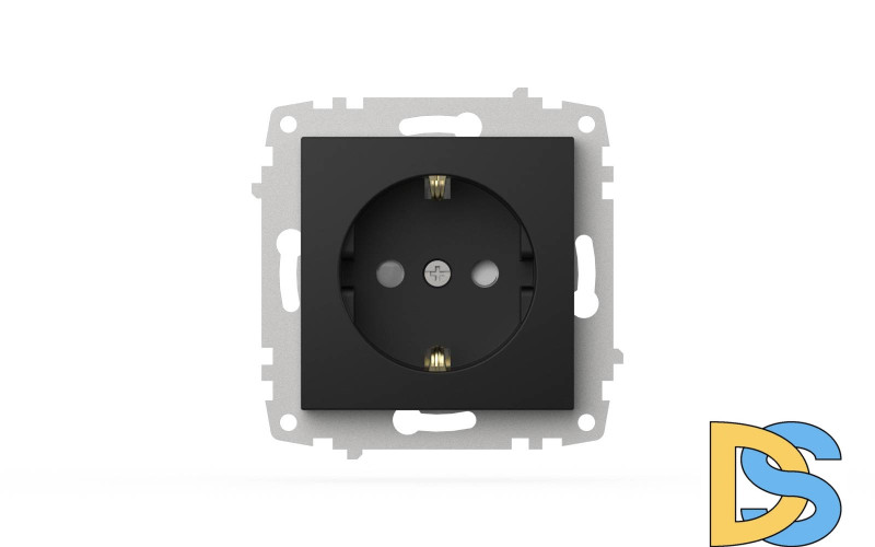 Розетка с заземлением и защитой от детей ELBI Zena Vega 609-014800-243