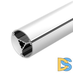 Алюминиевый профиль Arlight ROUND-D36-360-2500 ANOD BLACK 050250