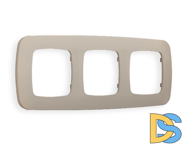 Рамка трехместная Ambrella Volt Ecta OF140363