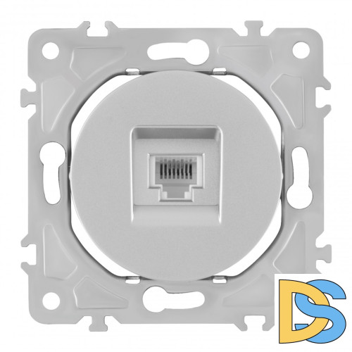 Розетка телефонная RJ11 Arte Milano 202.51-1.silver