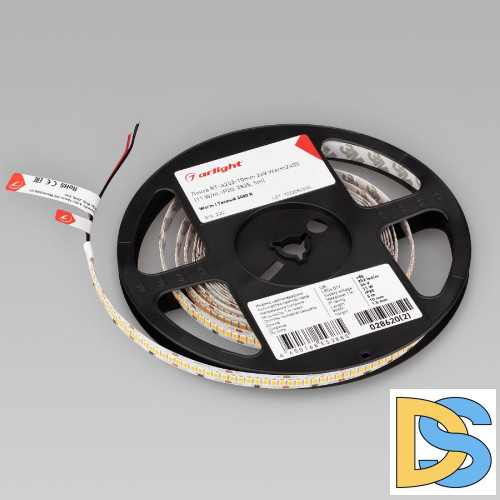 Светодиодная лента Arlight RT-A252-10mm 24V Warm2400 (11 W/m, IP20, 2835, 5m) (Arlight, 10 Вт/м, IP20) 028620(2)