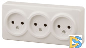 Розетка 3х2P Эра 11-2207-02 Б0020698