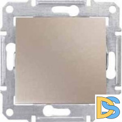 Выключатель 1-клавишный ,проходной (с двух мест), Титан, серия Sedna, Schneider Electric