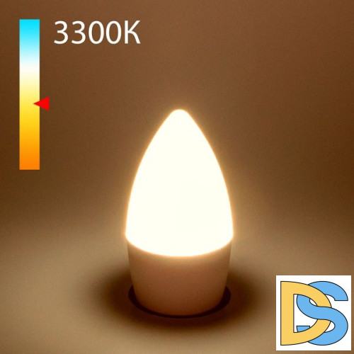 Лампа светодиодная Elektrostandard E27 8W 3300K свеча матовая 4690389152337