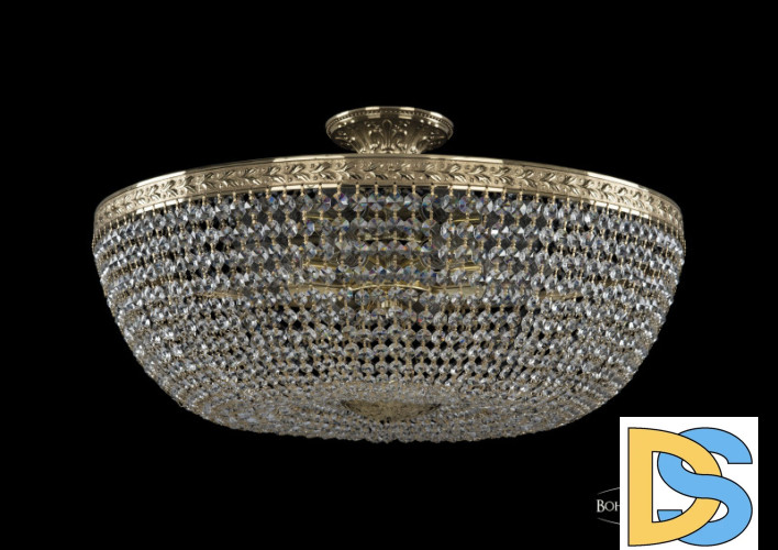 Люстра на штанге Bohemia Ivele Crystal 19051/55IV G
