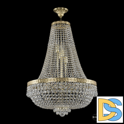 Люстра на штанге Bohemia Ivele Crystal 19271/H2/55IV G