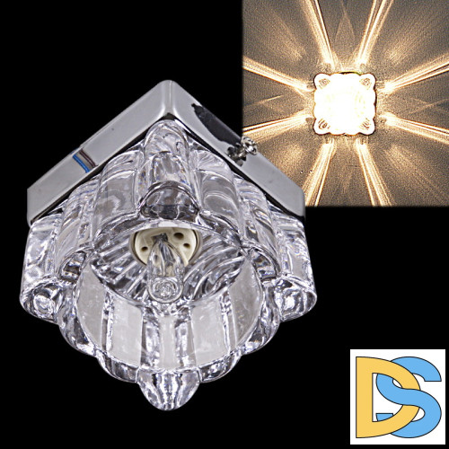 Встраиваемый светильник Reluce 17944-9.5-001HB(with base) G9 CR