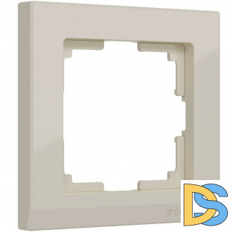 Рамка Веркель на 1 пост (слоновая кость) W0011803