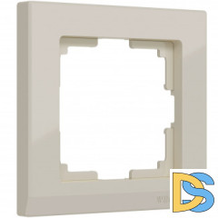 Рамка Веркель на 1 пост (слоновая кость) W0011803