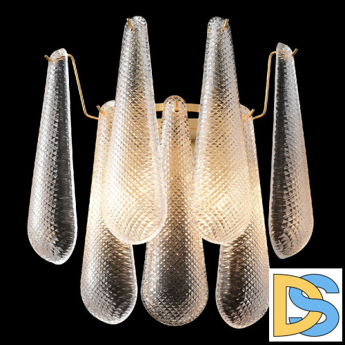 Настенный светильник Crystal Lux FONTAIN AP2 GOLD