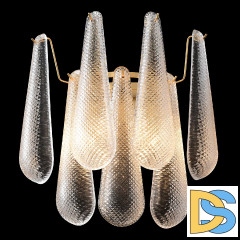 Настенный светильник Crystal Lux FONTAIN AP2 GOLD