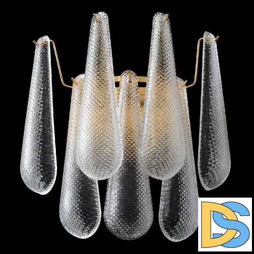 Настенный светильник Crystal Lux FONTAIN AP2 GOLD