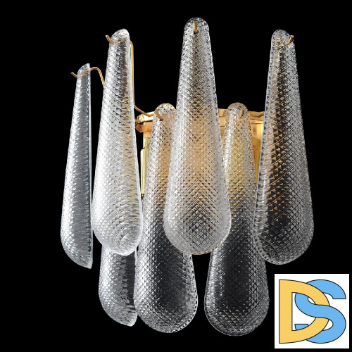 Настенный светильник Crystal Lux FONTAIN AP2 GOLD