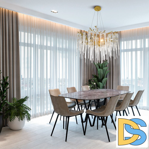 Подвесная люстра Modestyle MS.2114.760 GD