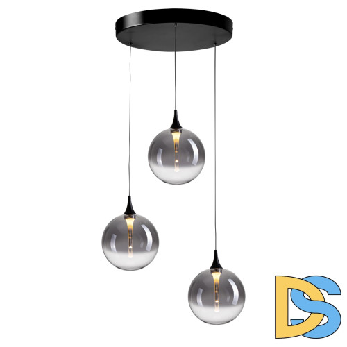 Подвесной светильник Delight Collection MD23001045H-3A black/smoky