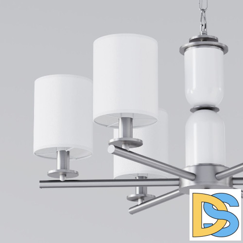 Подвесная люстра Eurosvet 60146/6 никель a063868