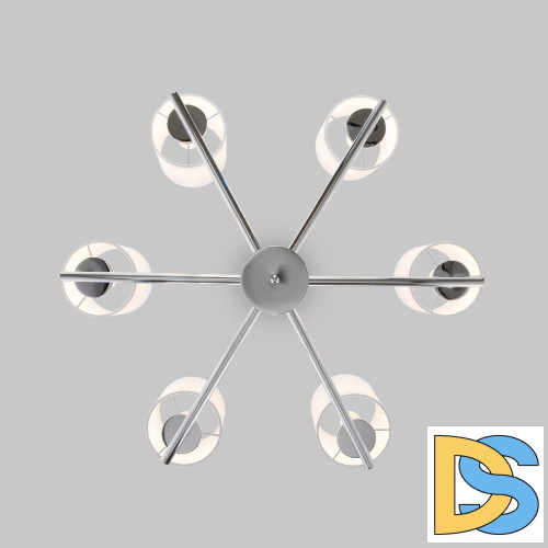 Подвесная люстра Eurosvet 60146/6 никель a063868