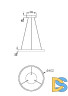 Подвесной светильник Maytoni Rim MOD058PL-L22BK