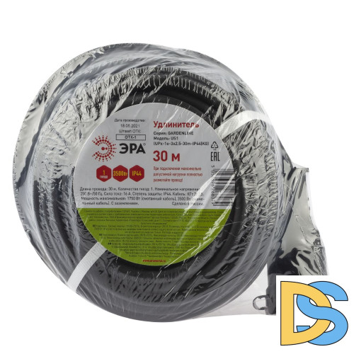 Удлинитель силовой Эра UPx-1e-3x2,5-30m-IP44(KG) Б0050864
