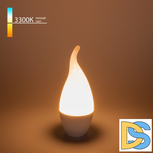 Светодиодная лампа Elektrostandard Свеча на ветру СDW LED D 6W 3300K E14 4690389051173
