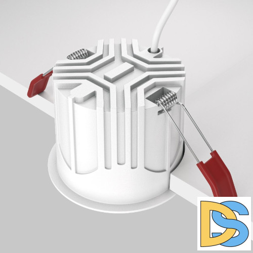 Встраиваемый светильник Maytoni Technical Alfa LED DL043-01-15W3K-RD-W