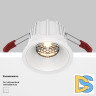 Встраиваемый светильник Maytoni Technical Alfa LED DL043-01-15W3K-RD-W