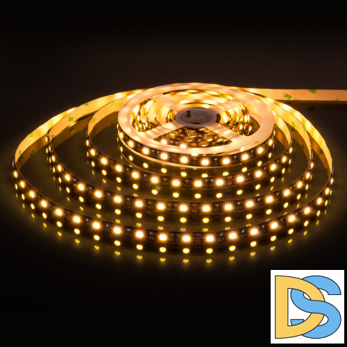 Светодиодная лента Elektrostandard 24V 14,4W 60Led 5050 IP20 теплый белый, Black, 5м 4690389172168