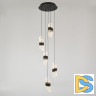 Каскадная люстра DeLight Collection MD23001022-5A matt black