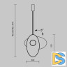 Подвесной светильник Maytoni Evolution MOD396PL-L10BL3K