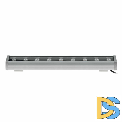 Прожектор светодиодный Uniel ULF-L52-12W/RGB/L50 DC24V IP65 Silver UL-00008369